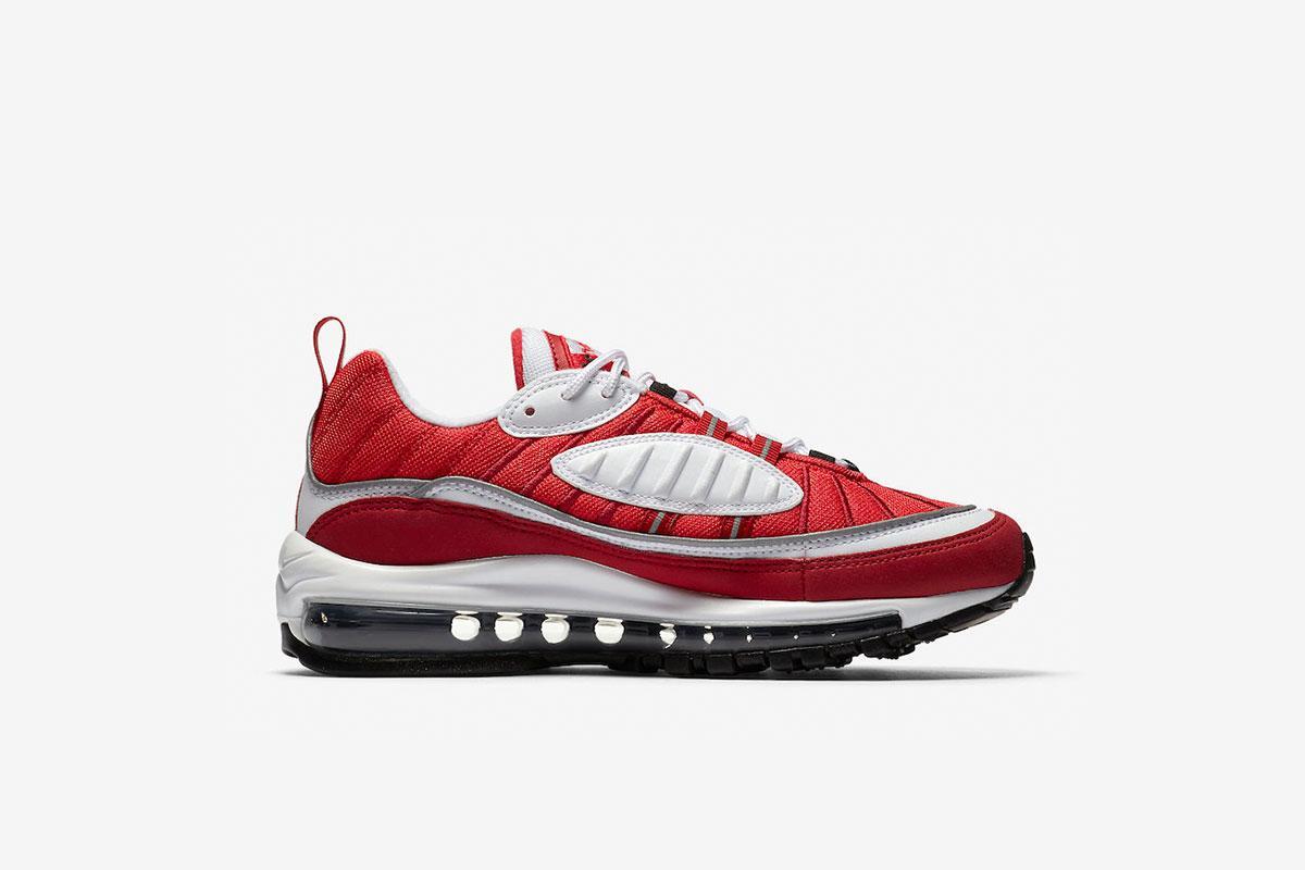 Nike Air Max シューズ ホワイト/レッド　29センチ　新品 nike-w-air-max-98-white-black-